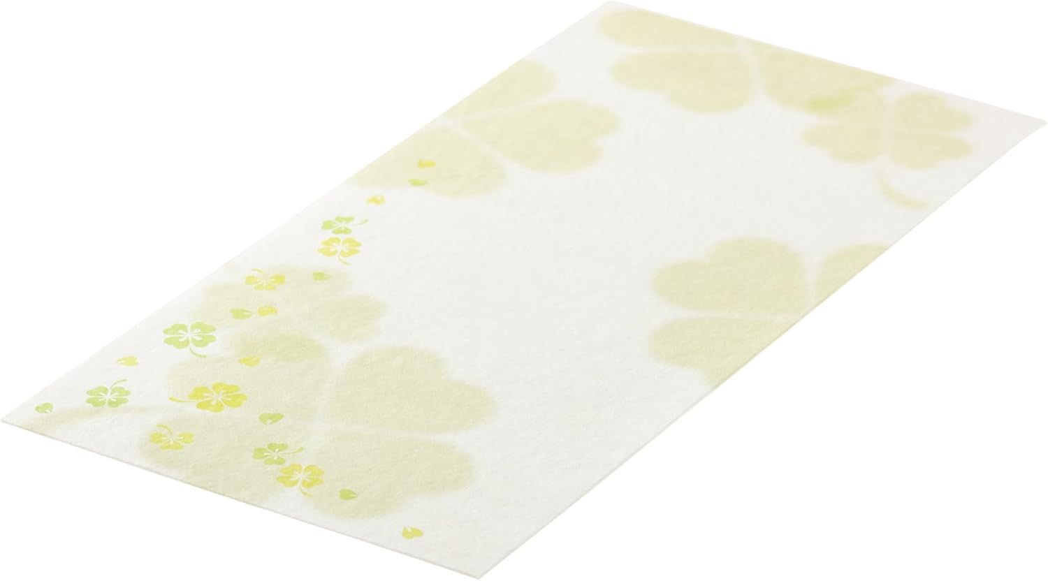 Washi Kawasumi Clover Washi Envelopes, Gold Seal (10,000 Yen Bag), 8 Sheets Clover
