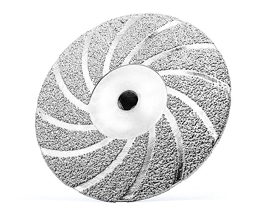 1 Piece 5 Inch Diamond Vacuum Brazed Grinding Wheel Double Side Cutting Disc M14 5/8