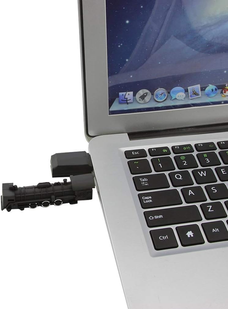 128GB USB 2.0 Flash Drive Black Steam Train Shape Pen Drive Cartoon Design Memory Stick Thumb Drive Pendrive