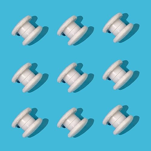 Miniatura 4 de Botones cubiertos de tela, magnéticos para mantener tu Confort dentro de tu cama. American Made Conjunto de 4 Comforter Clips, Algodón, Ivory, talla