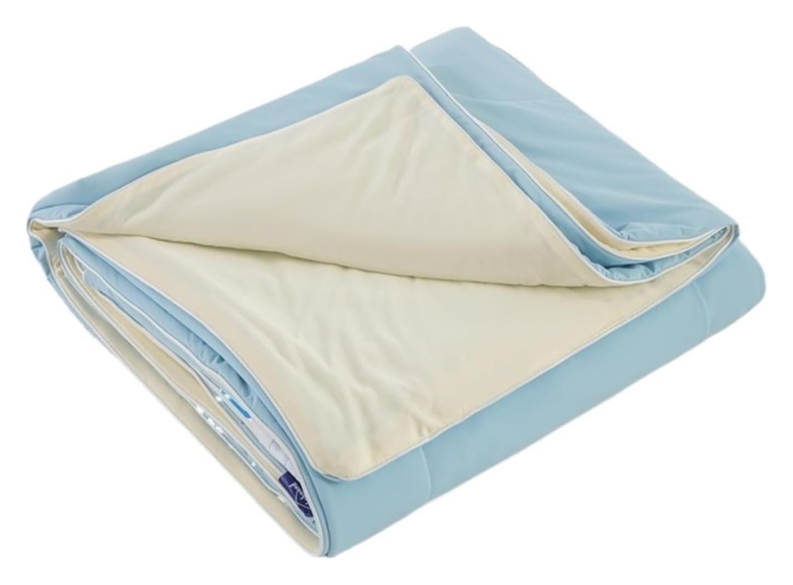 EBzvblxm Cooling Blanket for Summer, Summer Ice Silk Double Side Cooling Blanket Quilt Sky Blue 150x200cm 200x230cm(200x230cm)