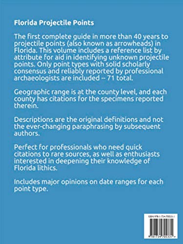 Florida Projectile Points: Identification & Geographic Range (North American Projectile Point Identification Guides) - Image 2