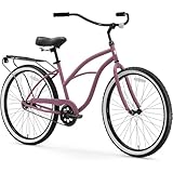 sixthreezero Around The Block Women's Beach Cruiser Bike, Hybrid Bicycle with Rear Rack