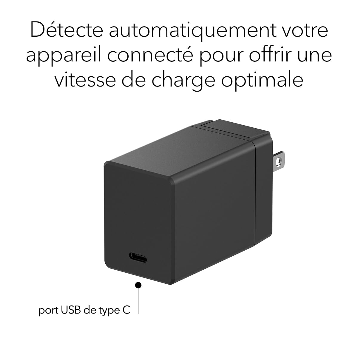 NETGEAR Nighthawk Chargeur Rapide (MHPADPT) – Charge Votre routeur Mobile Nighthawk M7 Pro, M7, M6 Pro, M6 ou M3 ou d'autres appareils USB-C, Prises internationales incluses, Design Compact