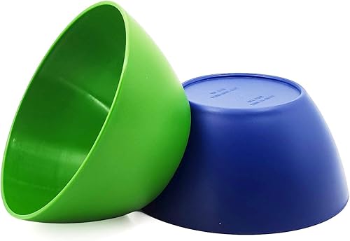 Miniatura 3 de Vajilla de plástico irrompible de 24 piezas, platos y cuencos reutilizables, color básico