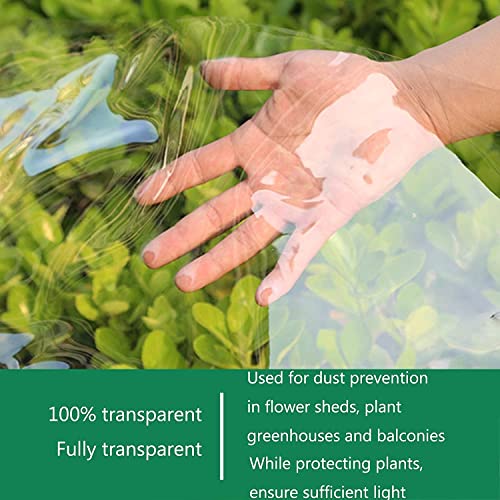 Lona transparente resistente a la intemperie para jardín e invernaderos 7