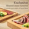 SMIRLY Wooden Cutting Boards For Kitchen Meal Prep & Serving - Bamboo Cutting Board Set with Holder, Charcuterie & Chopping Board, Wood Cutting Board Set, Kitchen Gadgets #2