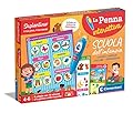Clementoni Sapientino - Scuola dell'Infanzia, Gioco Educativo Parlante 4-6 Anni, Quiz su Parole, Logica, Sillabe e Operazioni, 8 attività con Penna Interattiva, Made in Italy, Lingua Italiana, 16749