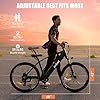 ACTBEST Core Electric Bike for Adults -468Wh Removable Built in Battery, Peak 500W Brushless Motor Mountain Ebike, 26X2.1 Tire Step Over Bicycle with 7 Speed, Max 50 Miles,Emerald E Bikes, AT002 #5