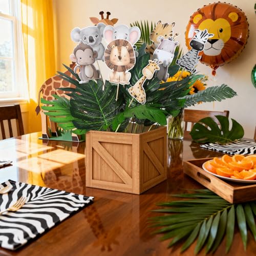 Weekgrat 6 Set Baby Jungle Animals Party Table Centerpiece Decorations by Weekgrat - Used condition - Image 5