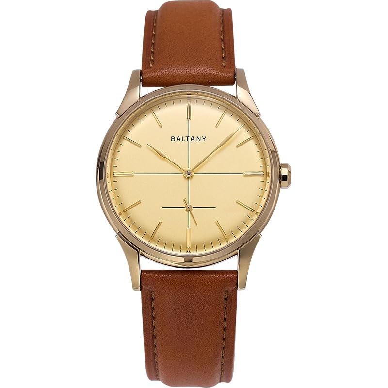 Baltany Classic Minimalist Watch ST1701 Automatic Movement Waterproof Mechanical Dress Watches