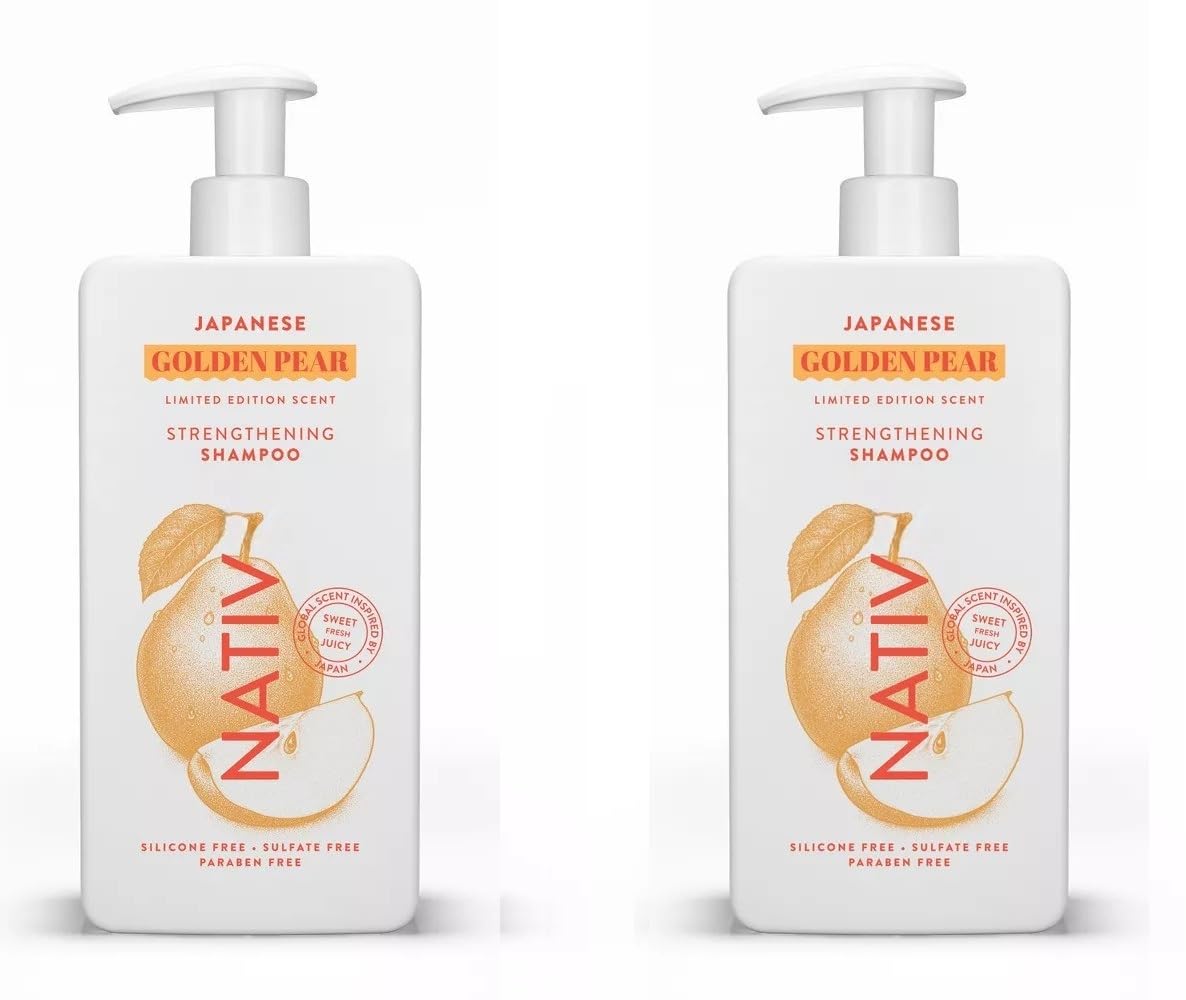 New Limited Edition Collection Shampoo By Nativee - (2 Pack) 16.5 FL OZ each (Japanese Golden Pear)