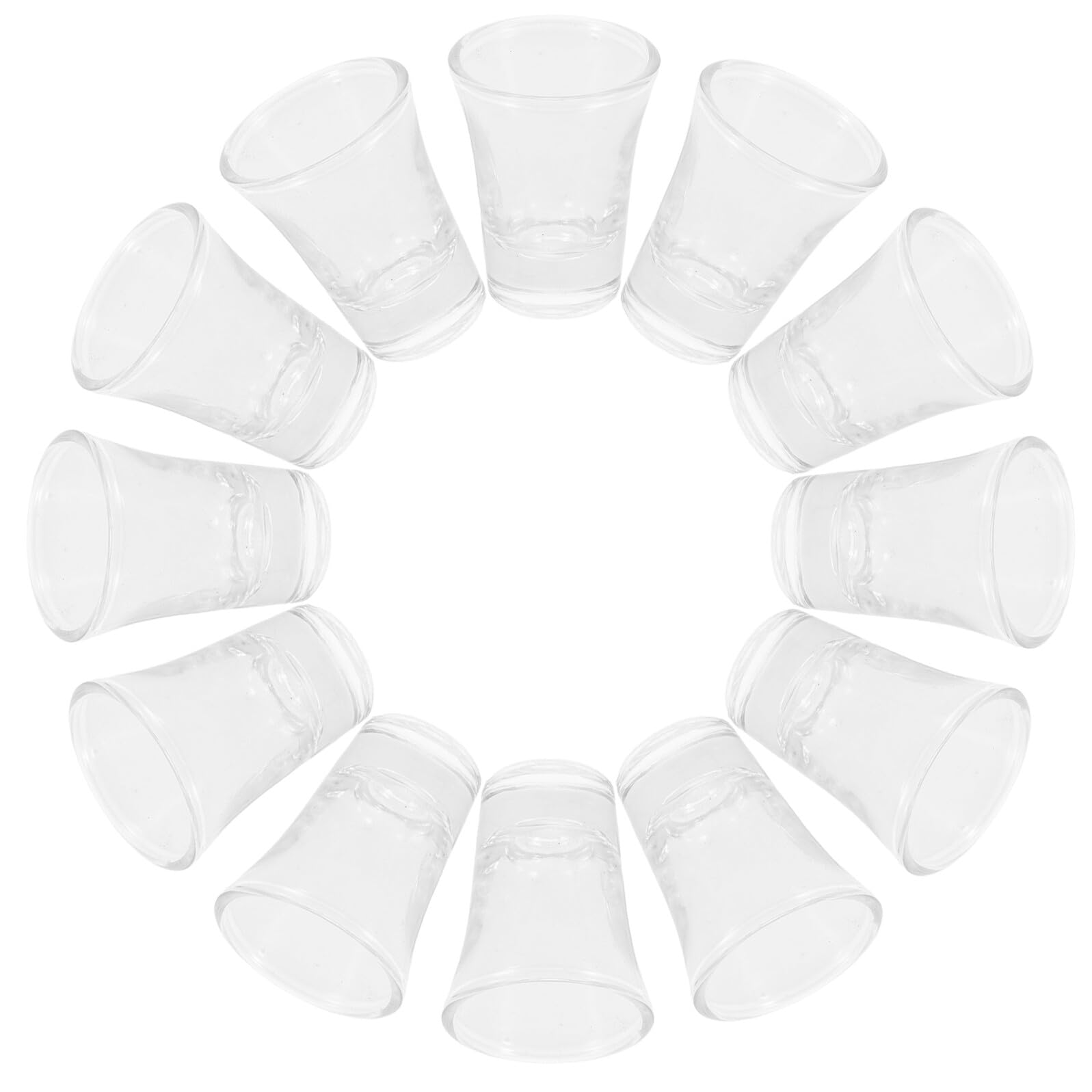 24 Petits Verres à Shot en Verre Transparent 15 Ml – Lot de 24 Coupes de Communion Religieuse Polyvalentes, pour Cérémonie, Dégustation Saké, Camping et Usage Maison