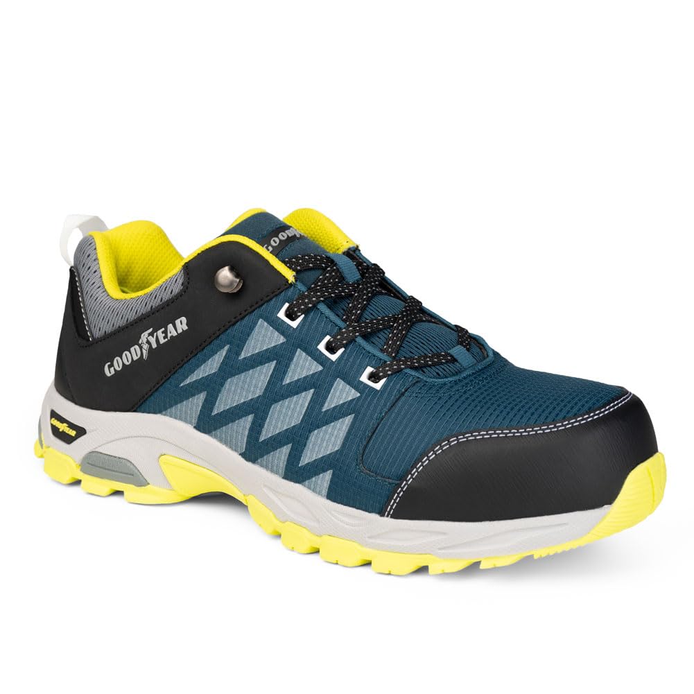 Goodyear Men's Safety Trainers, Metal-free Composite Toe Cap and