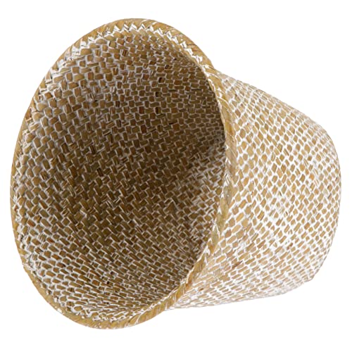 TOPBATHY Cesta De Almacenamiento De Cestas Cesta De Plantas De Ratán Contenedor De Algas Marinas Pastos Marinos Cesta De Picnic Decoración Infantil Neutra Playa Juguete Alga Seca