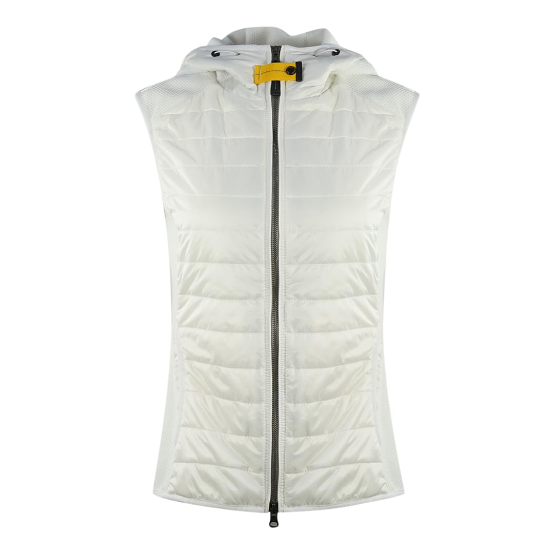 ParajumpersNicky Off White Hooded Gilet