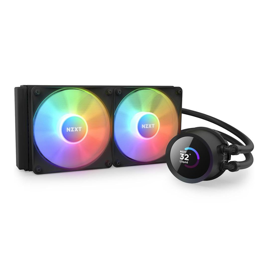 NZXT KRAKEN 240 水冷クーラー（RGB CORE×２おまけ） Water Cooler NZXT Kraken 240 RGB - 240mm 1.54in. Display, RGB