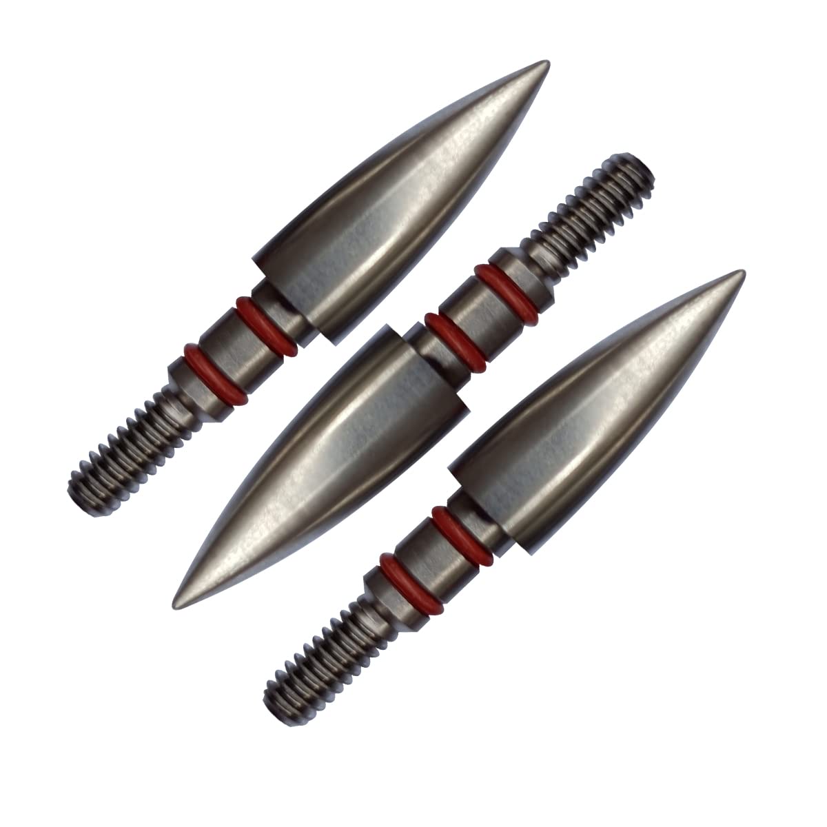 125 Grains Field Points,Stainless Steel Archery Field Points Screw in Archery Field Tips (12 Pack) (5/16¡å 125 Grains)