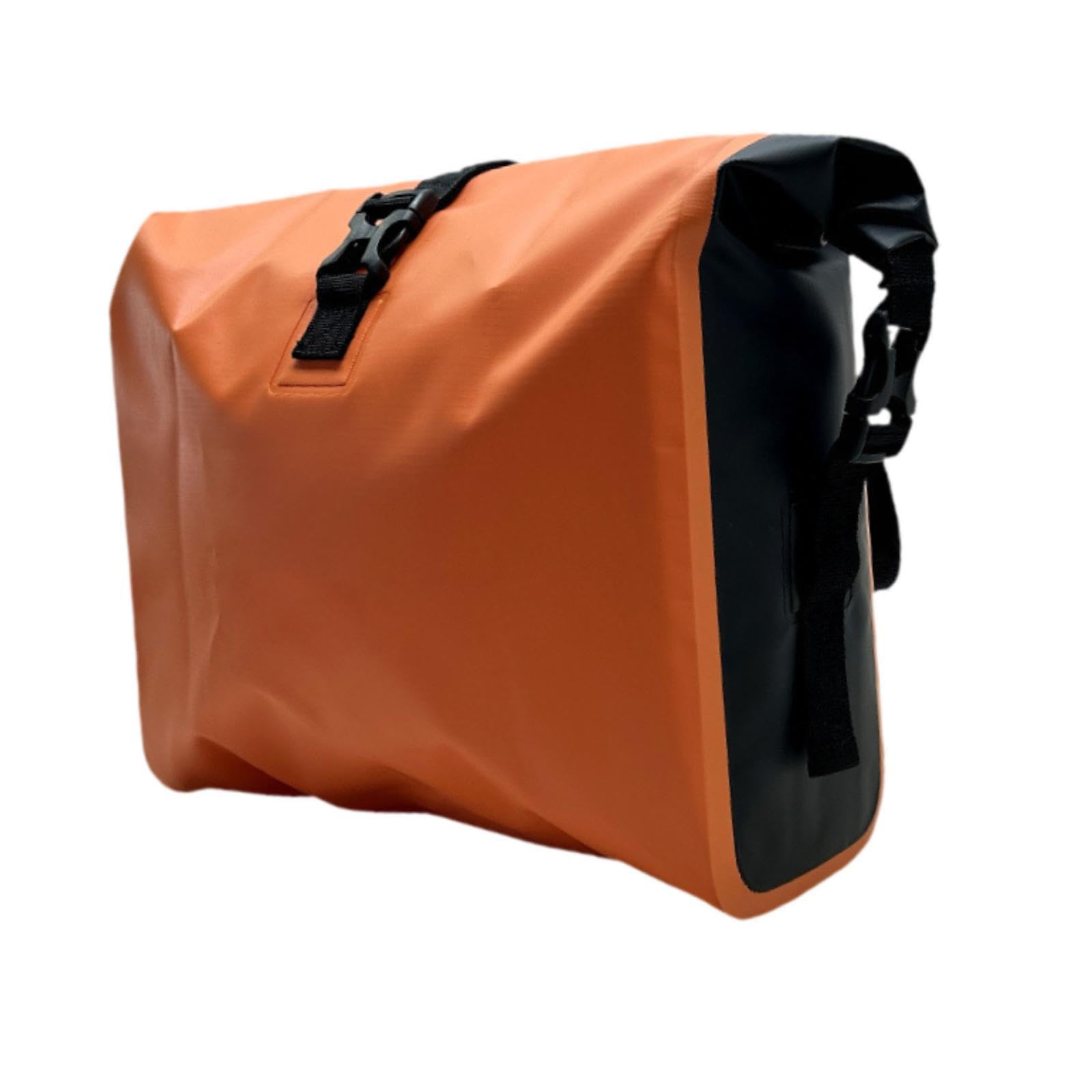 Yiju Waterproof Bike Pannier,Saddle Bag,Bicycles Rear Rack Bag,Backseat Storage Pouch for Grocery Touring Accessories Cycling, orange