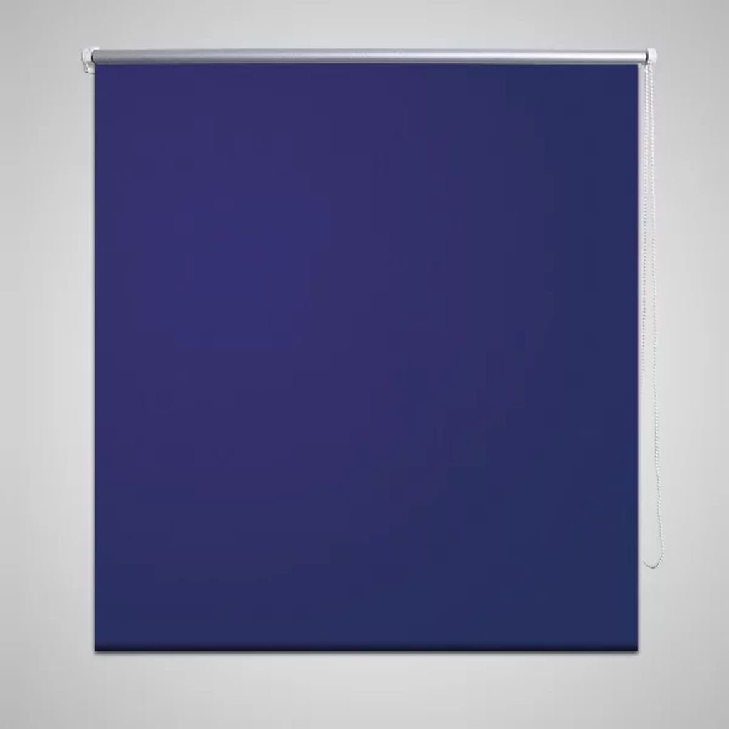 VIDAXL Blackout Roller Blind - 140 x 230 cm - Blue