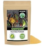 Alpi Nature Senfmehl gelb weiß 1kg, Senfpulver, Senfkörner gemahlen...