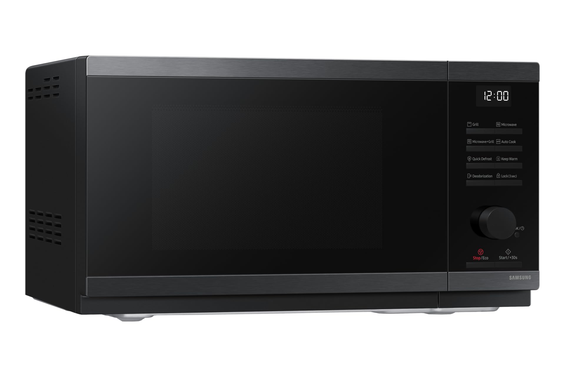 Samsung MG23DG4524AGE1 Micro-Ondes avec Gril, 23 L, 800 W, Noir