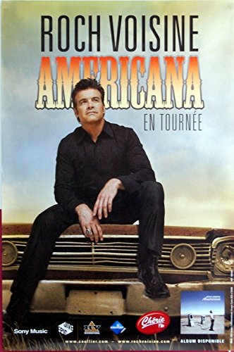 Affiche Roch Voisine Americana 80x120 cm habiller un grand mur vide