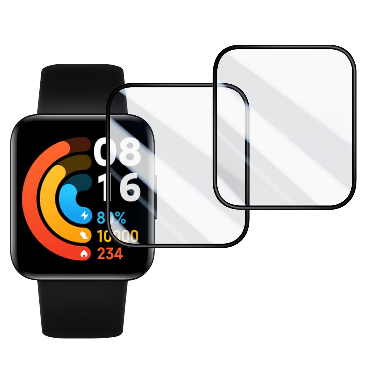 ☺︎ Xiaomi Redmi Watch 2 Lite 保護フィルム f9h-lswt01-mc006130