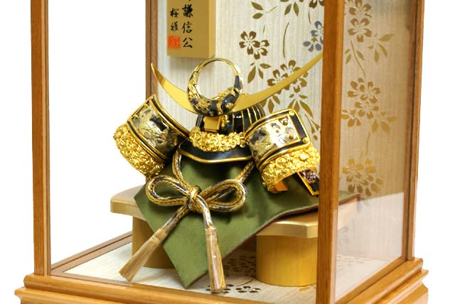 Amazon | 【五月人形】桜雅作 上杉謙信兜 コンパクトガラスケース飾り