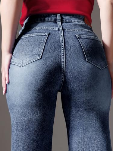 Image of Miss Chase A+ Women's Bootcut High Rise Regular Length Stretchable Denim Jeans