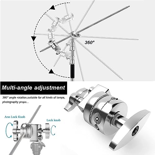 Image of Heavy Duty C Stand 10.8ft /330cm with Boom Arm 100% Stainless Steel