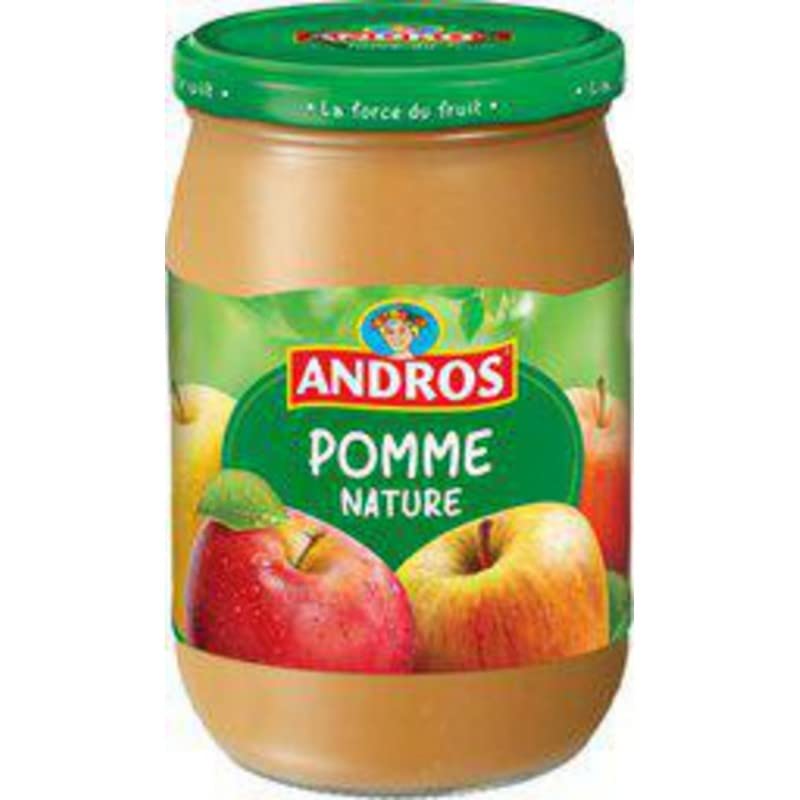 postre manzana naturaleza andros 660g