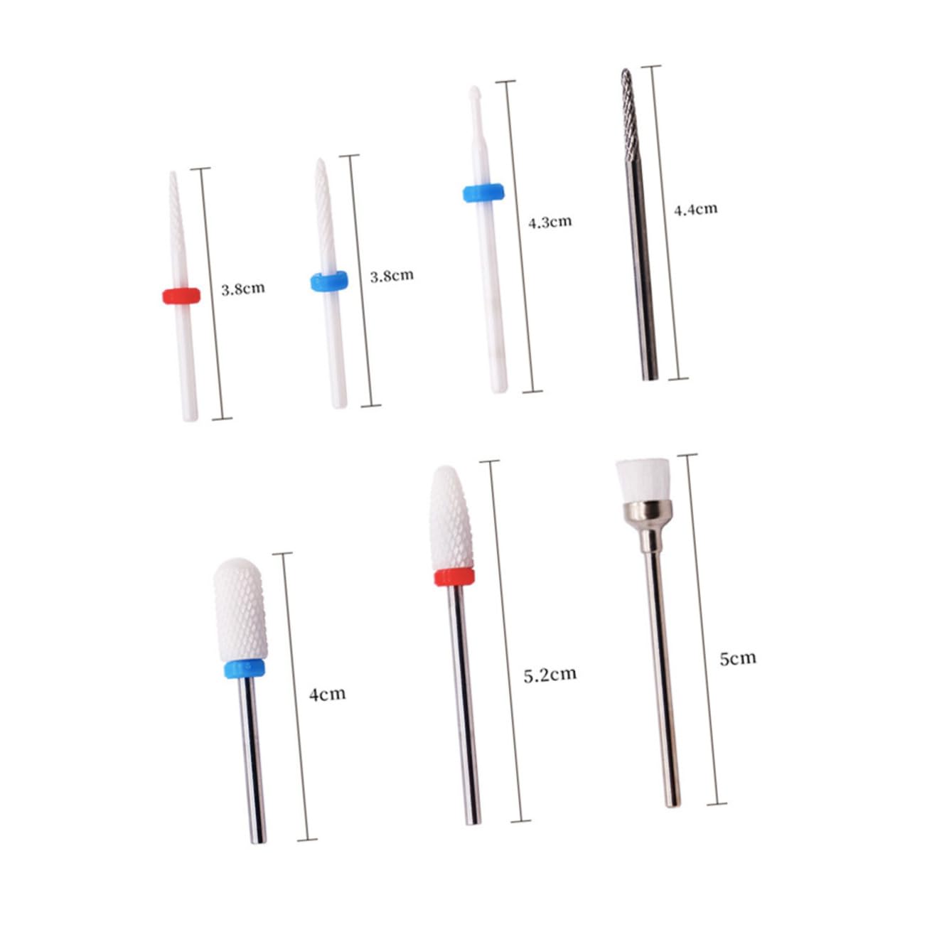 minkissy 2juegos Brocas Para Manicura y Pedicura Accesorios De Pulido Eléctrico Para Uñas Acrílicas y Naturales Herramienta Profesional Para Salón y Uso Personal