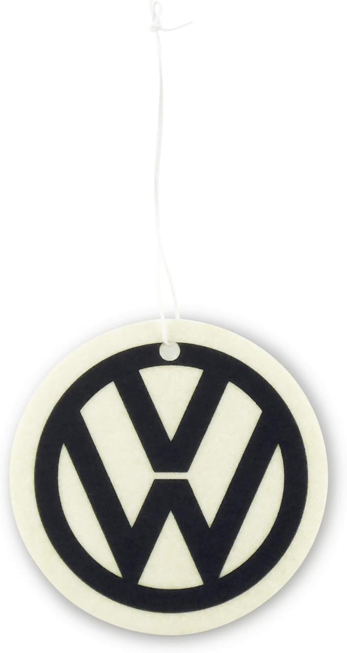 BRISA VW Collection - Volkswagen Air Freshener, Room Freshener, Deodorizer for Cars VW Logo Motif (Vintage/Energy/White)