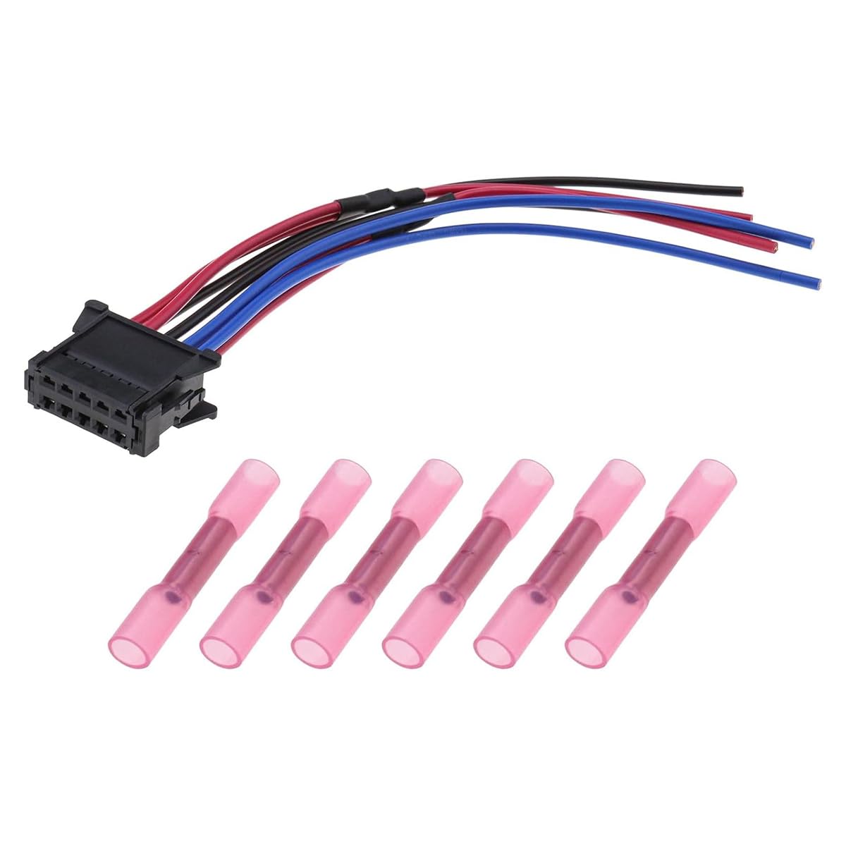 Enwye 8200729298 Resistance Heater Blower Maintenance Repair Plug 1 Blower Harness 6 Connectors