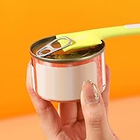 Vista 3 de Paquete de 4 suministros para mascotas, cucharas para mezclar alimentos, cuchara enlatada para alimentación de gatos y perros, almacenamiento