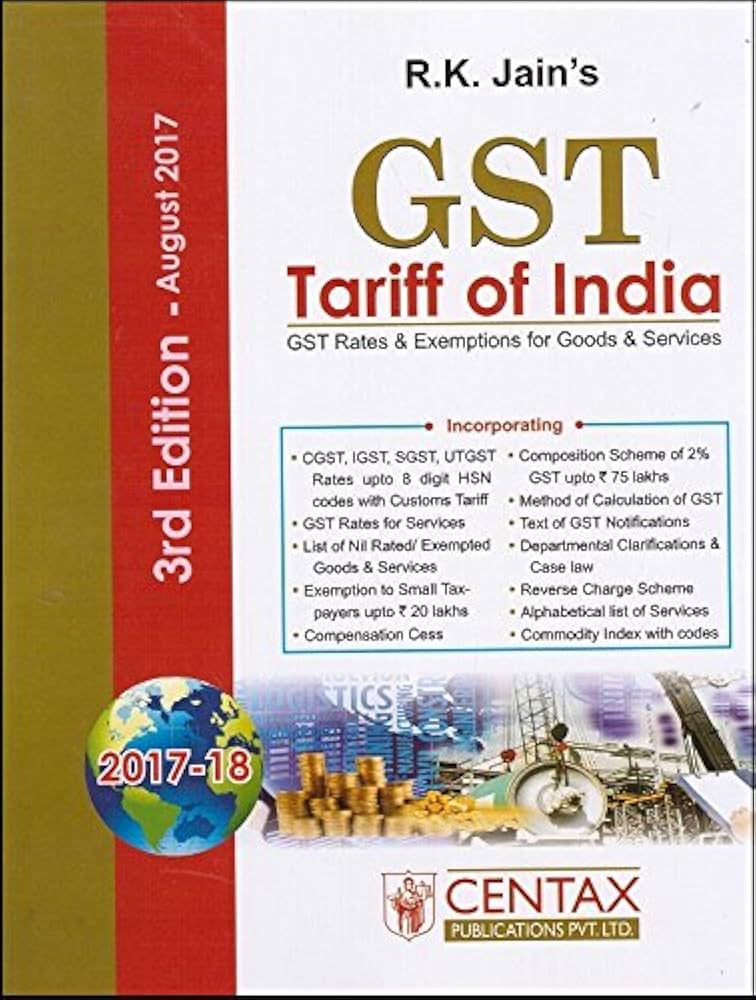 Gst Tariff Of India 14th Edition 202122 By Jain Published, 49 OFF