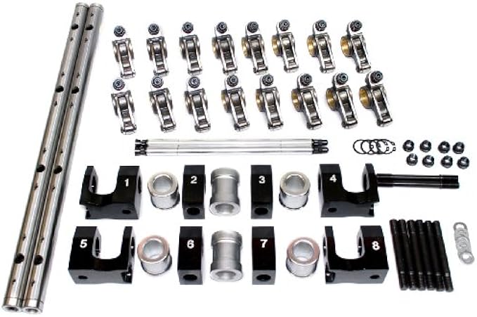 PRW 3239022 Stainless Steel 1.75 Ratio Rocker Arm System for Ford 352-428 FE