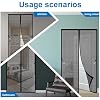 Sunflower Screen Door Magnets – Decorative 3D Porthole Stickers For Patio Doors, Prevent Walk-Throughs & Add Underwater Scenery Vibes