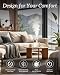 Aesthetic 2-in-1 Humidifier Oil Diffuser with 360° Rotating Raindrop & 7 LED Mood Lights,Ultrasonic Quiet Cool Mist Humidifier for up to 24 Hrs,Ideal Holiday Gifts for Home