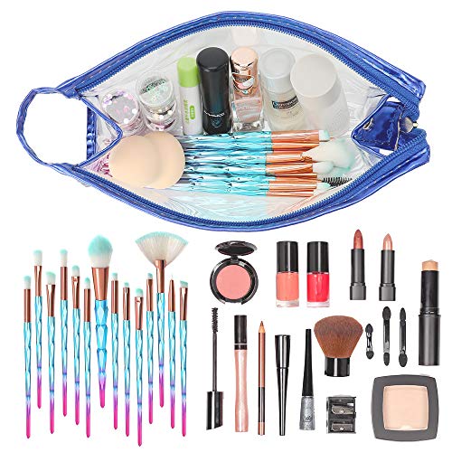 Qkurt Sacchetto cosmetico impermeabile trasparente...