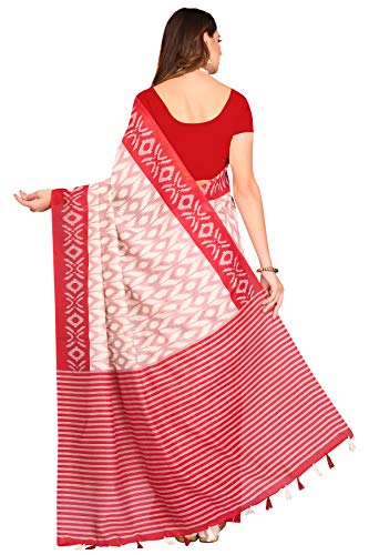 Image of RANI SAAHIBA Women's Bhagalpuri Art Silk Saree With Blouse Piece
