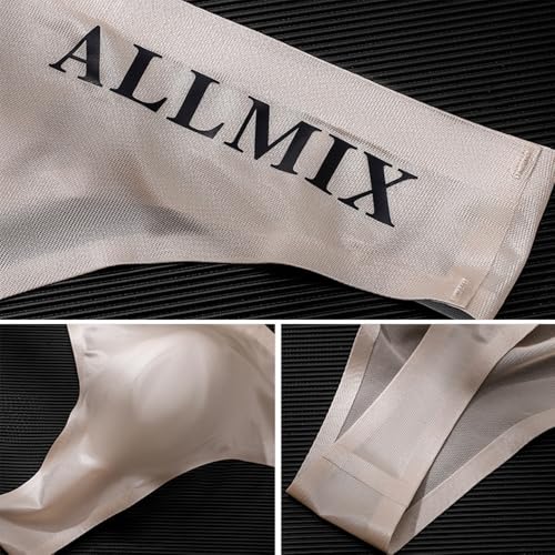 Men's Thongs Underwear 1Pcs Comfortable and Breathable Ice Silk Men's Panties Sexy G-Strings Thongs for Men4