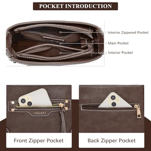 Crossbody Purse with Adjustable Strap, Trendy Shoulder Handbag Crossbody Bags for Women Tote Satchel3