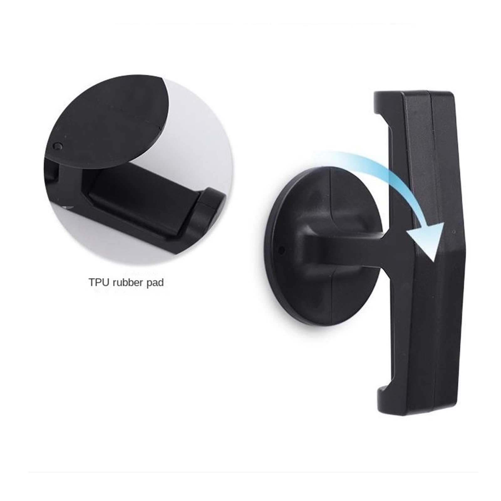 Supporto per cuffie – Supporto adesivo portatile a doppio gancio per cuffie Bluetooth, accessorio da scrivania per casa e ufficio, design salvaspazio, facile da usare