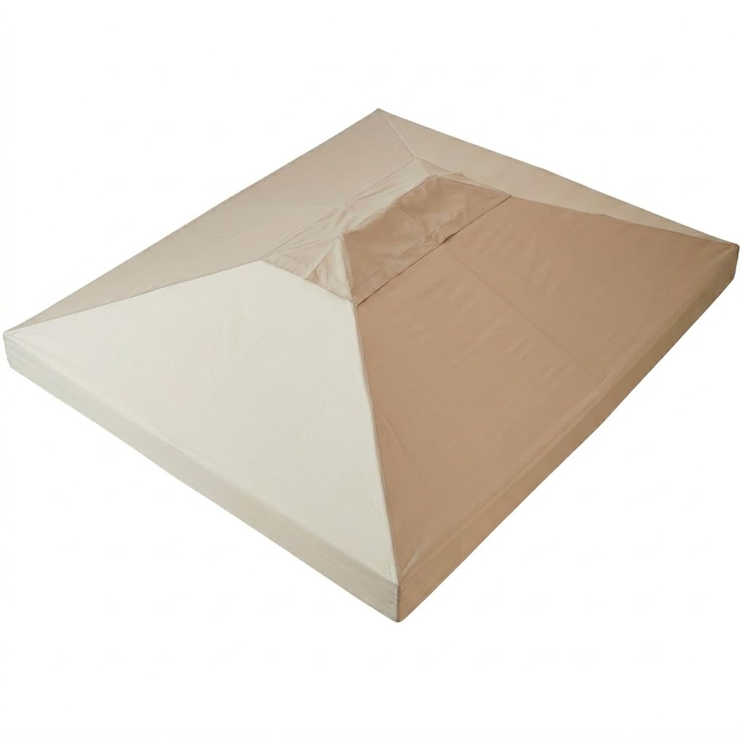 Telo Di Ricambio Per Gazebo 3x4 Metri Impermeabile In Poliestere PVC Con Protezione UV E Per Giardino Terrazza Veranda E Outdoor 300 x 400 Cm Beige