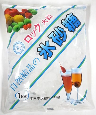 Amazon.co.jp: 中日本氷糖 馬印 ロック氷砂糖 1kg : 食品・飲料・お酒