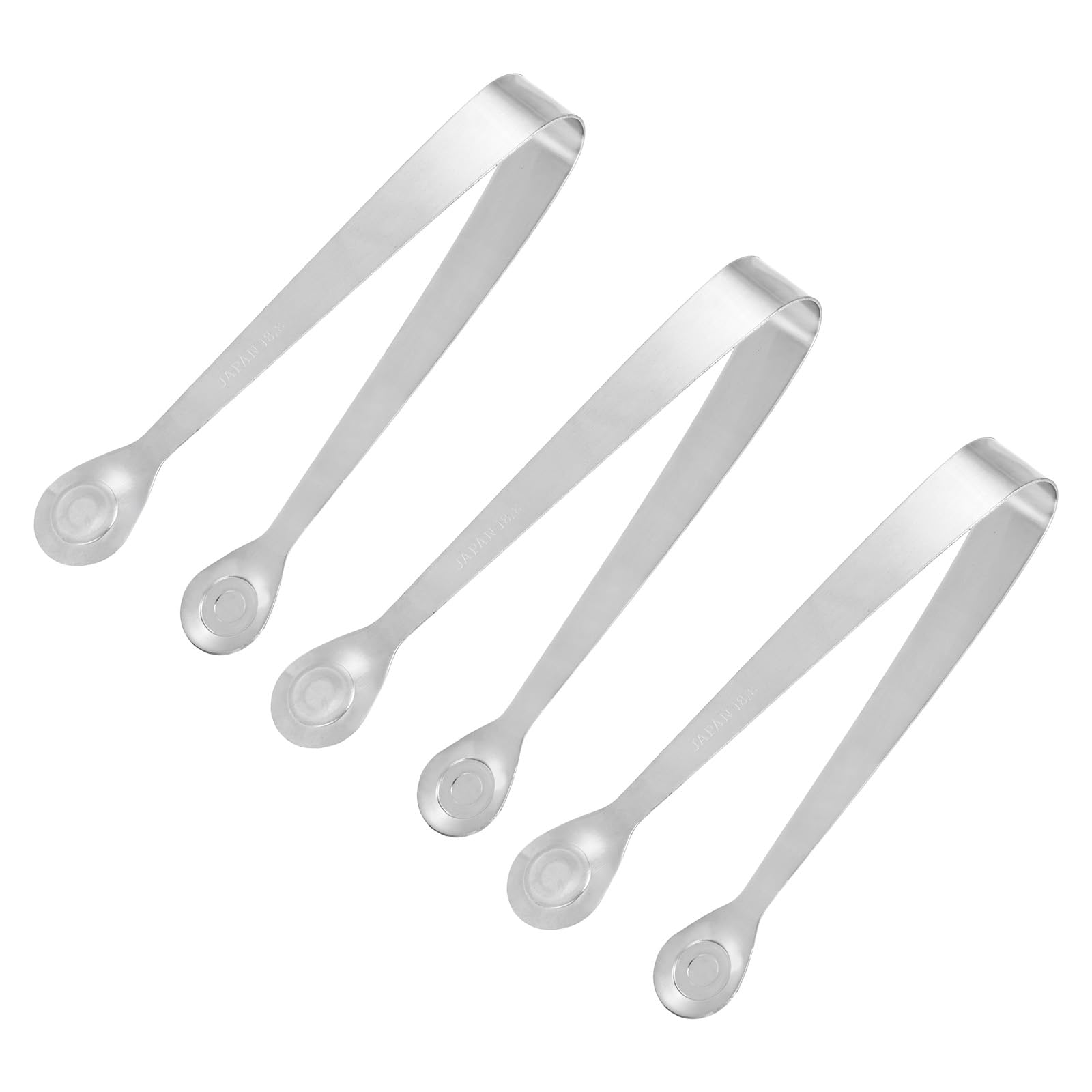 uxcell Serving Tongs, 3pcs 6 Inch, Stainless Steel Ice Tongs, Mini Sugar Tongs for Appetizers Charcuterie, Dessert, Tea Party