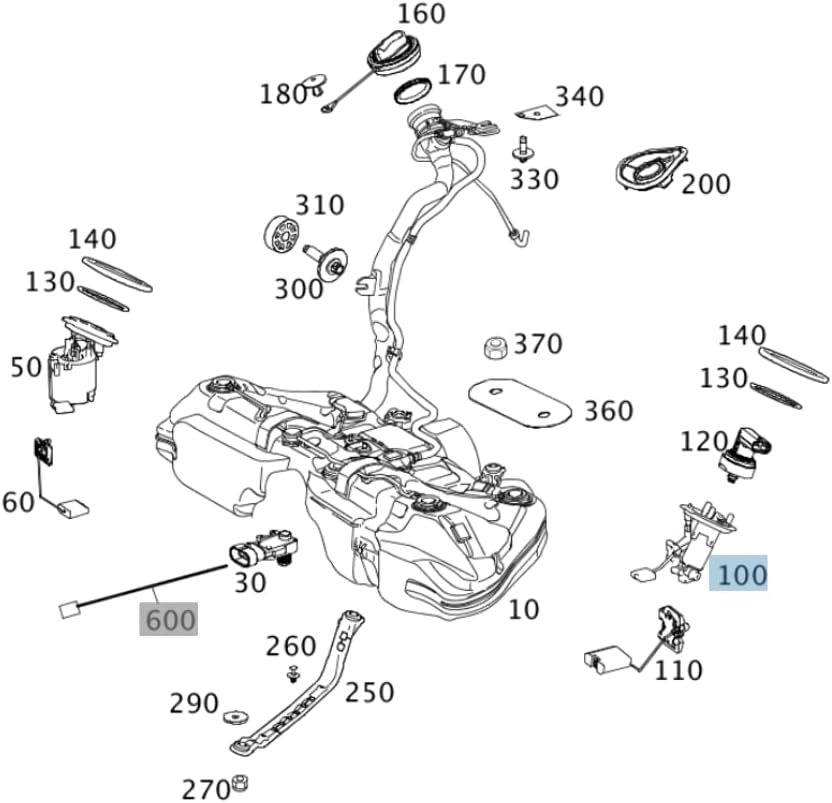 Mercedes-Benz 212 470 13 94, Electric Fuel Pump