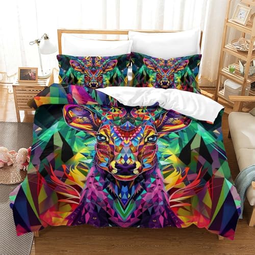 Housse de couette chèvre 3D : le cadeau idéal pour une parure de lit double originale - 2